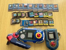 Usado, Megaman Rockman Progess Pet Battle Chip Operate Stick TAKARA Testado Funcionando CONJUNTO comprar usado  Enviando para Brazil