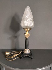 Alte tischlampe fackelglas gebraucht kaufen  München