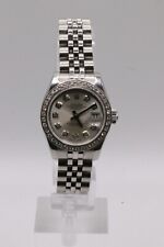 Rolex datejust silver for sale  LONDON