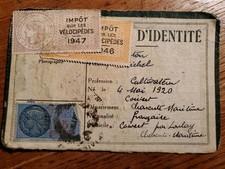 Ancienne carte identité d'occasion  Saujon