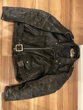 Giacca moto pelle usato  Spedire a Italy