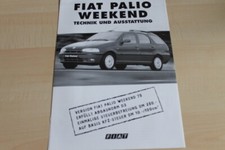 112313) Fiat Palio Weekend - technische Daten & Ausstattungen - Prospekt 01/1998 comprar usado  Enviando para Brazil