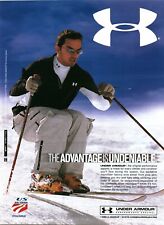 Usado, 2004 ANÚNCIO IMPRESSO - ANÚNCIO DE ROUPAS DE MODA UNDER ARMOUR - ESQUI - FORNECEDOR DE EQUIPE DE ESQUI DOS EUA comprar usado  Enviando para Brazil