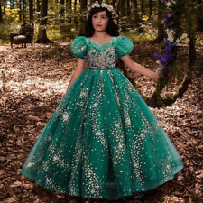 Vestido de formatura infantil elegante lantejoulas damas de honra meninas festa de casamento vestidos de princesa comprar usado  Enviando para Brazil