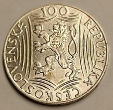 Cecoslovacchia 100 kurona usato  Bozen
