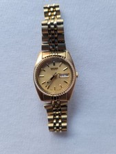 Seiko Gold Feminino Vintage Coquetel Festa Relógio de Trabalho Casual 730641 7983-0041 Dia comprar usado  Enviando para Brazil