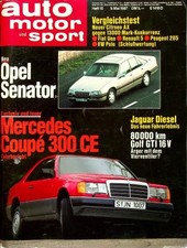 3) Auto Motor Sport AMS 10/1987 - Fiat Uno Fire mit 44P - Peugeot 205 XE mit 45, usado comprar usado  Enviando para Brazil