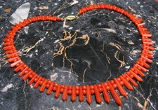 COLAR COLARINHO CORAL VERMELHO piquetes e bagas contas de adaga esculpidas vitorianas-década de 1930 comprar usado COLAR COLARINHO CORAL VERMELHO piquetes e bagas contas de adaga esculpidas vitorianas-década de 1930 comprar usado  Enviando para Brazil