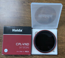 Caixa Aberta Haida PRO II CPL-VND 2 em 1 82mm Filtro Variável ND 3-7 Stop CPL 2 em 1, usado comprar usado  Enviando para Brazil
