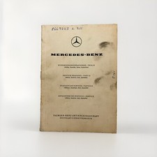 Mercedes 1958 service for sale  Vancouver