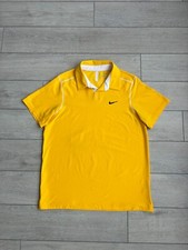 Usado, Camisa polo tênis Nike Roger Federer RF 2011 Indian Wells amarela tamanho G comprar usado  Enviando para Brazil