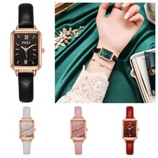 Relógios quadrados vintage elegantes femininos pulseira de couro pulseira de cinto relógio casual comprar usado  Enviando para Brazil