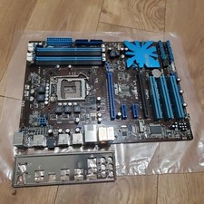 Placa-mãe desktop ASUS P7P55 LX soquete LGA1156 DDR3 ATX com placa de E/S comprar usado  Enviando para Brazil