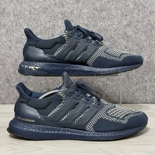 Tênis de corrida Adidas Ultra Boost azul marinho malha branca masculino tamanho 12.5 GV7723, usado comprar usado  Enviando para Brazil