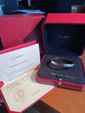Cartier 18k white gebraucht kaufen  Berlin