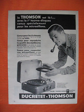 Publicite presse ducretet d'occasion  Mazamet
