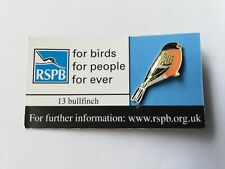 Rspb bullfinch badge. for sale  BUSHMILLS