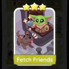Usado, Adesivo Fetch Friends - MONOPOLY_GO_3 Stars ⭐⭐⭐ | ENTREGA RÁPIDA comprar usado  Enviando para Brazil