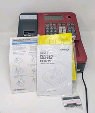 Usado, Casio SE-G1 Caixa Registradora Sistema POS VERMELHO com Manual e Dinheiro Fictício - Sem Chave comprar usado  Enviando para Brazil