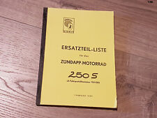 Teilekatalog zündapp 250 gebraucht kaufen  Wiesmoor