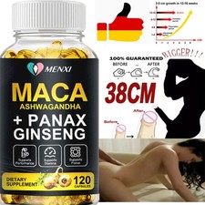 120 MACA EXTREME Kapseln Extra Stark mit 10000mg Tag Vegan Hochdosiert Tablette comprar usado  Enviando para Brazil
