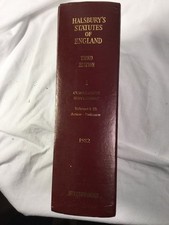 Halsburys statutes england for sale  NEWPORT