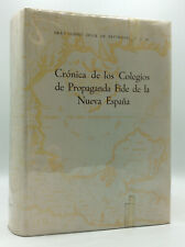 CRONICA DE LOS COLEGIOS DE PROPAGANDA FIDE DE LA NUEVA ESPANA by Lino G. Canedo, usado comprar usado  Enviando para Brazil