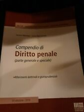 Compendio diritto penale. usato  Torriglia