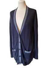 Jigsaw cardigan navy for sale  CHELTENHAM