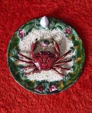 Assiette majolique crabe d'occasion  Limeil-Brévannes