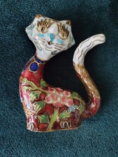 Vintage cloisonne brass for sale  TIVERTON