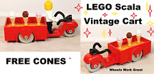 Lego carrinho vintage motocicleta cidade carro sorvete caminhão bicicleta vagão rodas amigos, usado comprar usado  Enviando para Brazil