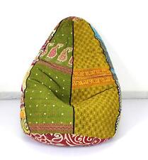 Bolsa de feijão de algodão Kantha vintage boêmia hippie bolsa de feijão conjunto de móveis infantis comprar usado  Enviando para Brazil