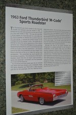 1963 thunderbird code for sale  Melvindale