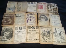 Lot anciennes partitions d'occasion  France