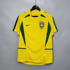 Usado, Camisa retrô de futebol 2002 Brasil Bome Home Hot comprar usado  Enviando para Brazil
