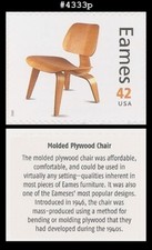 Usado, USA5 #4333p MNH Eames Laminated Wood Chair comprar usado  Enviando para Brazil