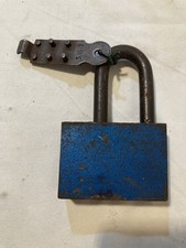 Vecchio lucchetto ferro usato  Vobbia