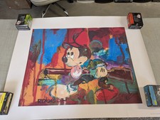 Usado, Pôster Mickey Mouse 100 Mickey's Big Game impresso genuíno Disney Eric Robison comprar usado  Enviando para Brazil