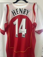 Arsenal shirt signed for sale  HAMILTON