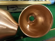 Copper light lamp for sale  DEESIDE