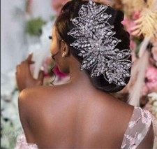 Usado, Peça de cabeça de noiva tiara coroa de strass Novo acessório de casamento comprar usado  Enviando para Brazil