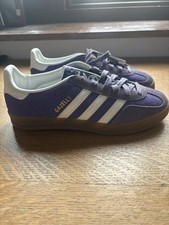 adidas gazelle purple for sale  CAERPHILLY