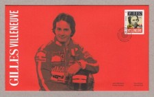 Fórmula 1, F1 = campeão canadense GILLES VILLENEUVE = FDC oficial Canadá 2017 comprar usado  Enviando para Brazil