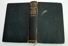 Antique German book Henrik Ibsen Samtliche Werke 4th vol 1908 collectible books  segunda mano  Embacar hacia Mexico