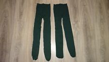 Girls green tights for sale  BOURNE