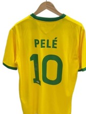 Camisa de futebol CBD Pelé #10 Brasil autografada autenticação BAS comprar usado  Enviando para Brazil