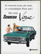 Sunbeam vogue 1725cc for sale  UK