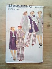 Jaqueta 4565 Long Line sem mangas tamanho 12 sem cortes vintage padrão de costura Butterick comprar usado  Enviando para Brazil