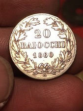Moneta baiocchi 1860 usato  Roma